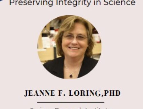 Jeanne F. Loring Ph.D. Keynote Speaker